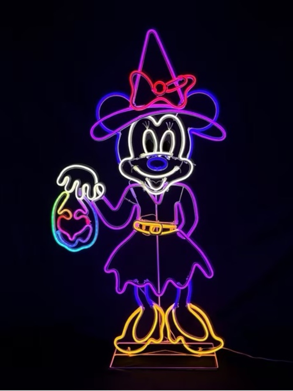 Disney 4' Neon Minnie Mouse
